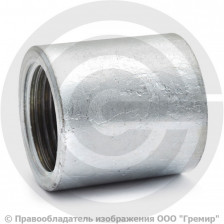 Муфта стальная оцинкованная Ду-40 (1 1/2")
