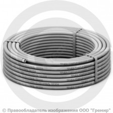 Труба гофрированная нержавеющая в белой оболочке SS304 15A Ру-15 отожженная бухта 50м STAHLMANN