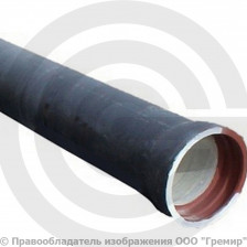 Труба Ду-100 чугун ВЧШГ RJ (ВРС) L=6м раструбная с ЦПП с наружным цинково-алюминиевым и лаковым покрытием Свободный Сокол