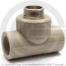 Тройник PP-R комбинированный серый НР (НАР) Дн 20-1/2&quot; Pro Aqua