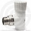 Клапан запорный (вентиль) PP-R белый Дн 25-3/4" Ру-25 НР (НАР) угловой для радиатора RTP (РосТурПласт)