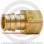 Муфта латунная для PE-X труб Дн 20-3/4" ВР (ВН) GX109 Giacomini