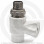 Кран PP-R Дн 25-1/2" НР (НАР) прямой для радиатора белый VALFEX