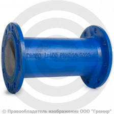 Патрубок фланцевый ПФ Ду-150 L=100мм ВЧШГ с ЦПП цинк+AL ГОСТ ISO 2531-2012