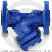 Фильтр сетчатый Y-образный чугунный фланцевый Ду-50 Ру-16 (Т<300°С) Zetkama 821A