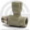 Кран PP-R Дн 25-3/4" НР (НАР) прямой для радиатора серый Pro Aqua