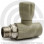Кран PP-R Дн 25-3/4" НР (НАР) прямой для радиатора серый Pro Aqua