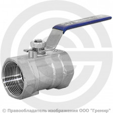 Кран нержавеющий AISI 304 (CF8) Ду-25 (1") Ру-64 ВР (ВН) муфтовый NK-BMG25/4