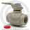 Кран PP-R Дн 20 внутренняя пайка серый Standard Pro Aqua