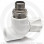 Кран PP-R Дн 20-1/2" НР (НАР) угловой для радиатора белый VALFEX