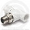 Кран PP-R Дн 20-1/2" НР (НАР) угловой для радиатора белый VALFEX