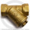 Фильтр магнитный сетчатый Y-образный латунный Ду-15 (1/2") Ру-20 ВР (ВН) (Т<150°С) под пломбу Aquasfera 4006