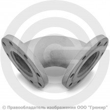 Колено (отвод) стальное фланцевое Ду-50