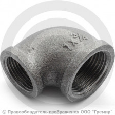 Угольник переходной чугунный ВР (ВН) Ду 32-15 (1 1/4"-1/2")