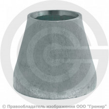 Переход 57х3-45х2,5 (Ду 50-40) оцинкованный концентрический ГОСТ 17378