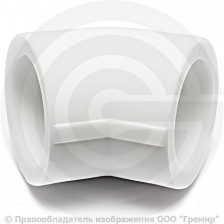Угольник PP-R белый Дн 25 45гр Pro Aqua