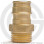 Муфта латунная для PE-X труб Дн 16-1/2" НР (НАР) GX107 Giacomini
